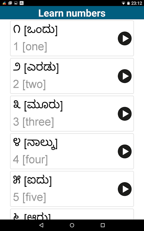 Learn Kannada - 50 languages screenshot image 19_Popularmodapk.com