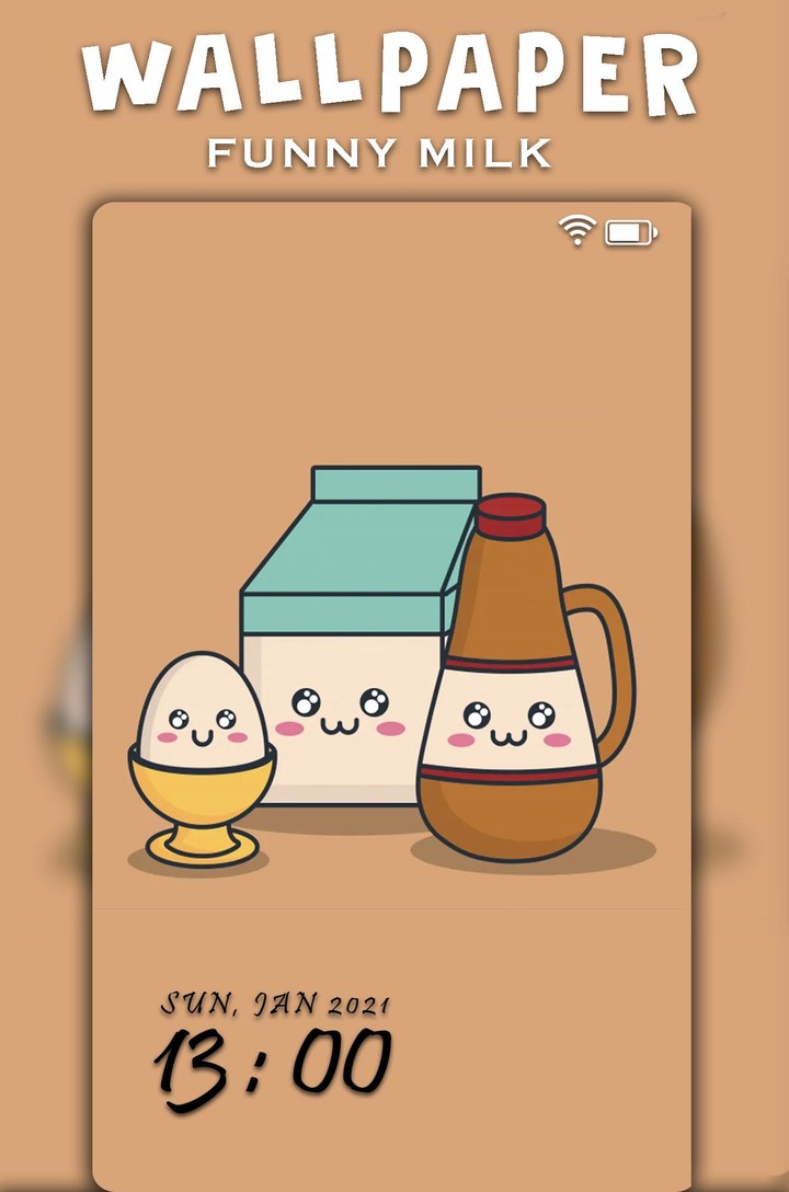 Cute Milk Kawaii Wallpaper screenshot image 3_Popularmodapk.com