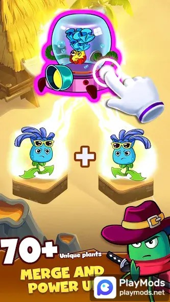 Zombie Defense - Plants War<span>(Unlimited money)</span> screenshot image 3_Popularmodapk.com