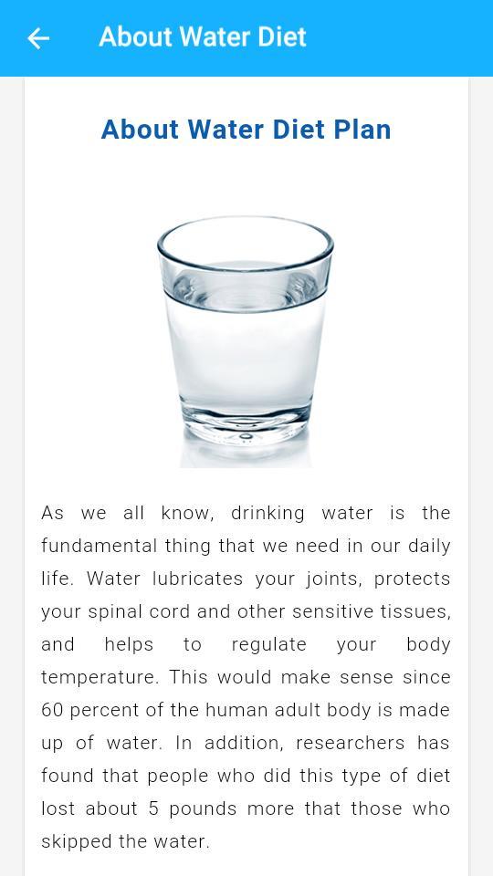 Water Diet Plan - Lose Weight screenshot image 8_Popularmodapk.com