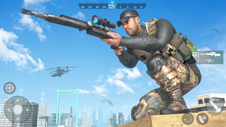 Offline Gun Shooting Games 3D screenshot image 5_Popularmodapk.com