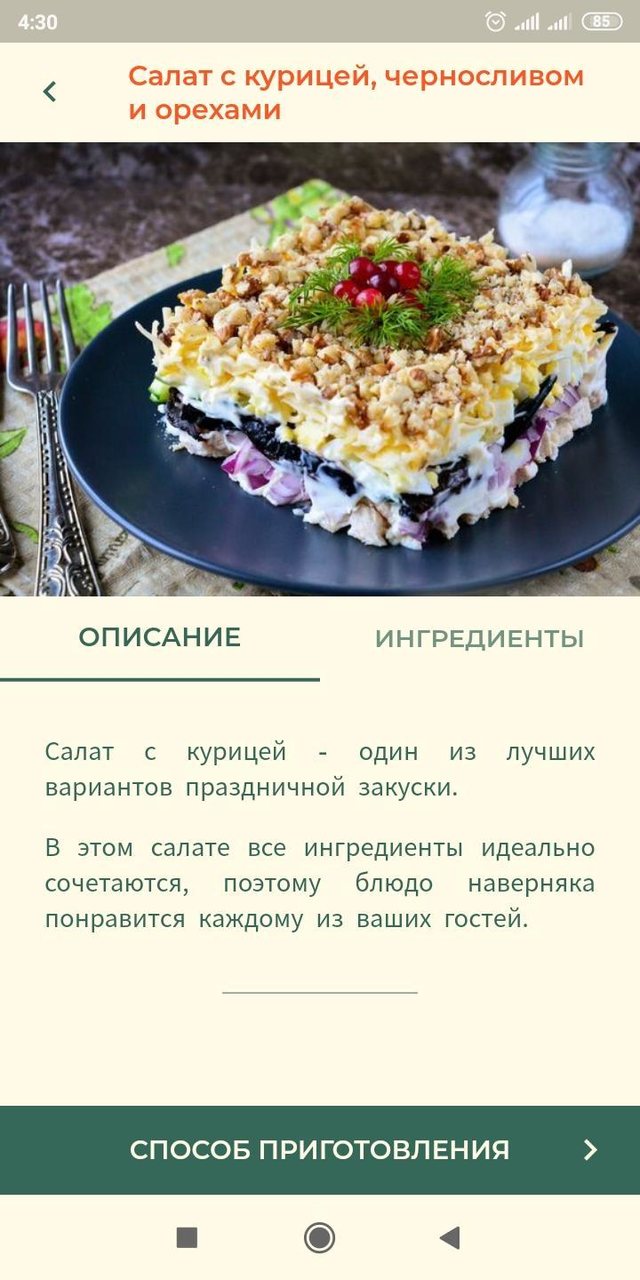 Рецепты салатов screenshot image 3_Popularmodapk.com