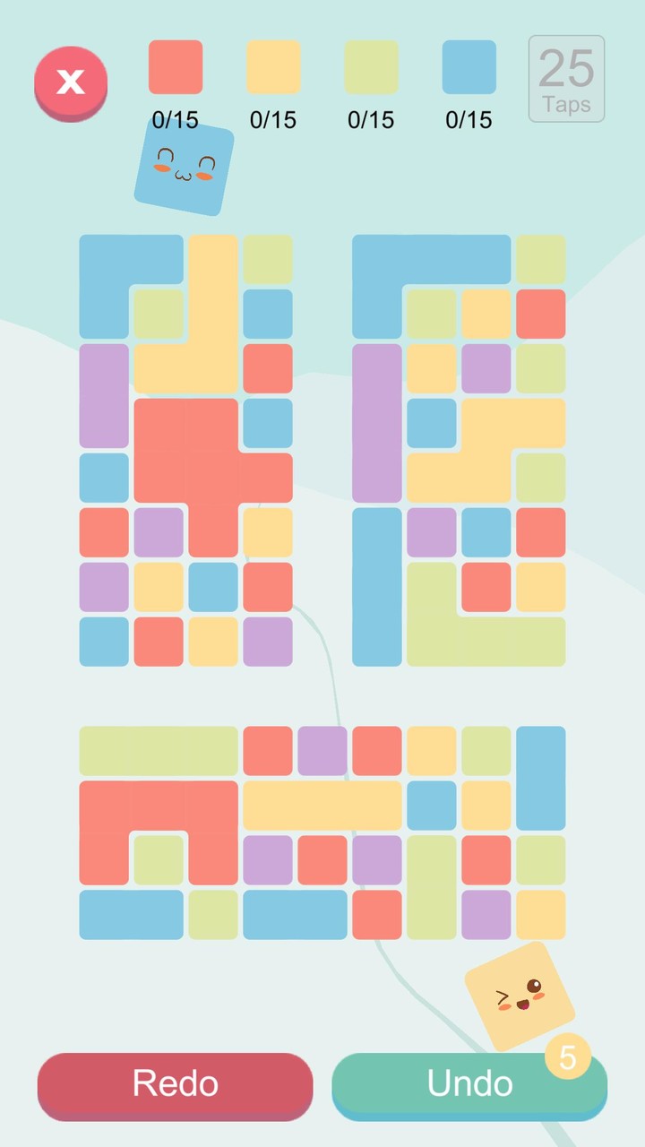 Blocks & Taps - Brain puzzle screenshot image 9_Popularmodapk.com