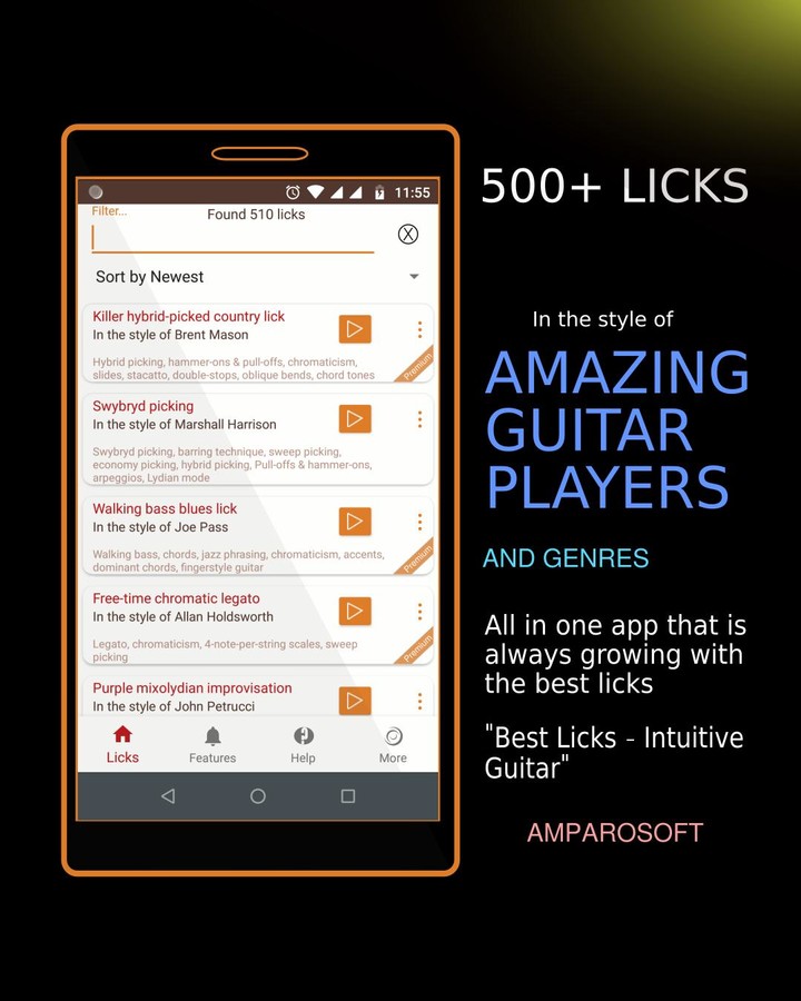 600+ Licks Intuitive Guitar screenshot image 5_Popularmodapk.com
