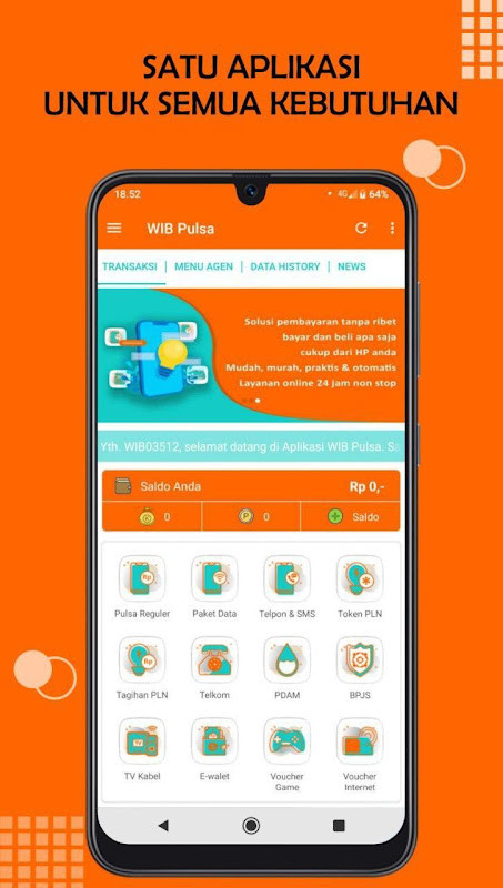 WIB Pulsa screenshot image 2_Popularmodapk.com