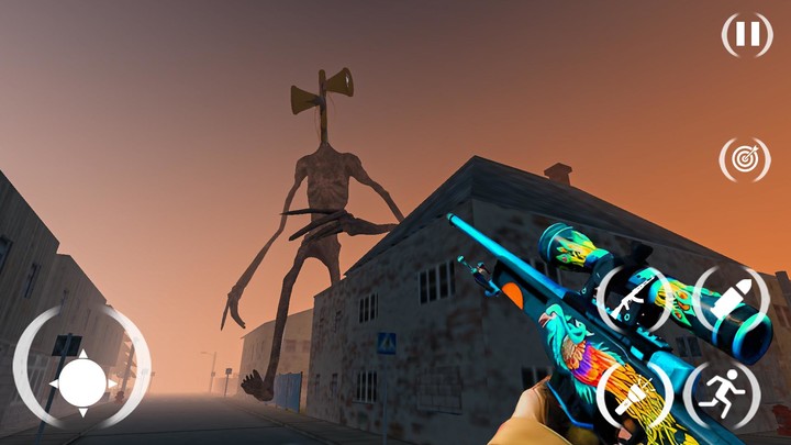 Scary Siren head City Survival screenshot image 2_Popularmodapk.com