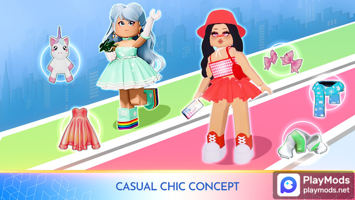 Fashion Frenzy: Blox Runway<span>(No Ads)</span> screenshot image 3_Popularmodapk.com