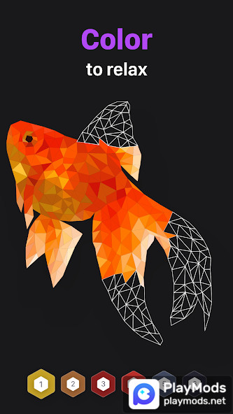 Polygon - Art Coloring Book<span>(unlocked)</span> screenshot image 1_Popularmodapk.com