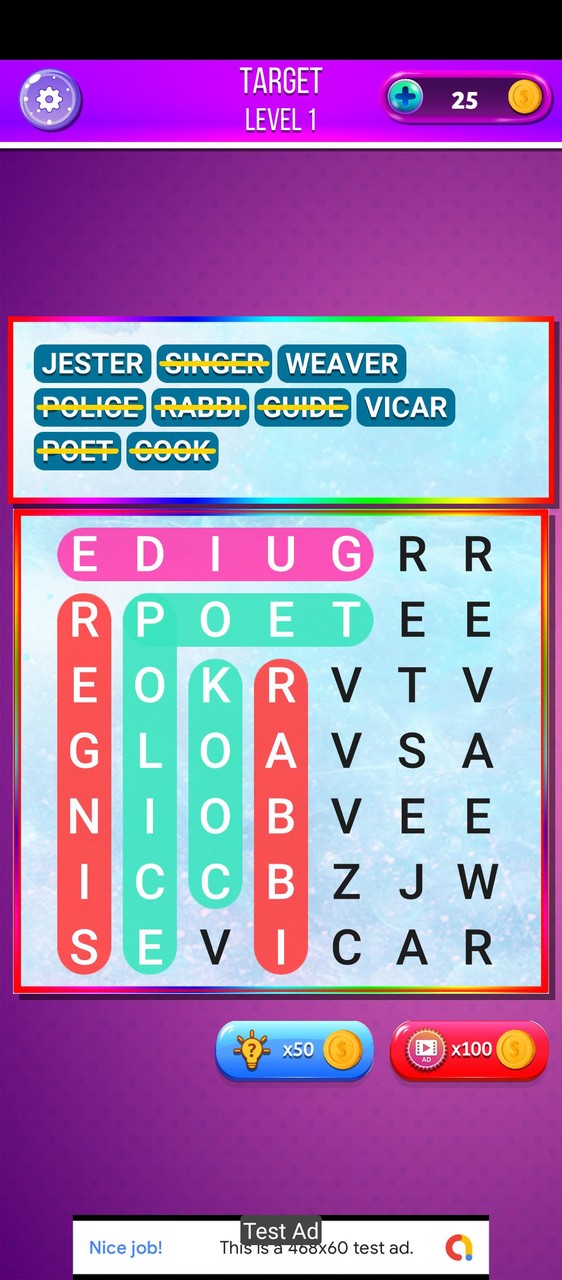 Hidden Word Search Puzzle screenshot image 8_Popularmodapk.com