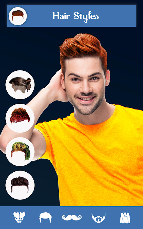 Hairy - Men Hairstyles Beard & Boys Photo Editor screenshot image 5_Popularmodapk.com