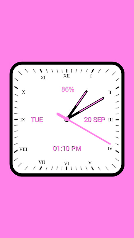 Analog Clock Square screenshot image 3_Popularmodapk.com