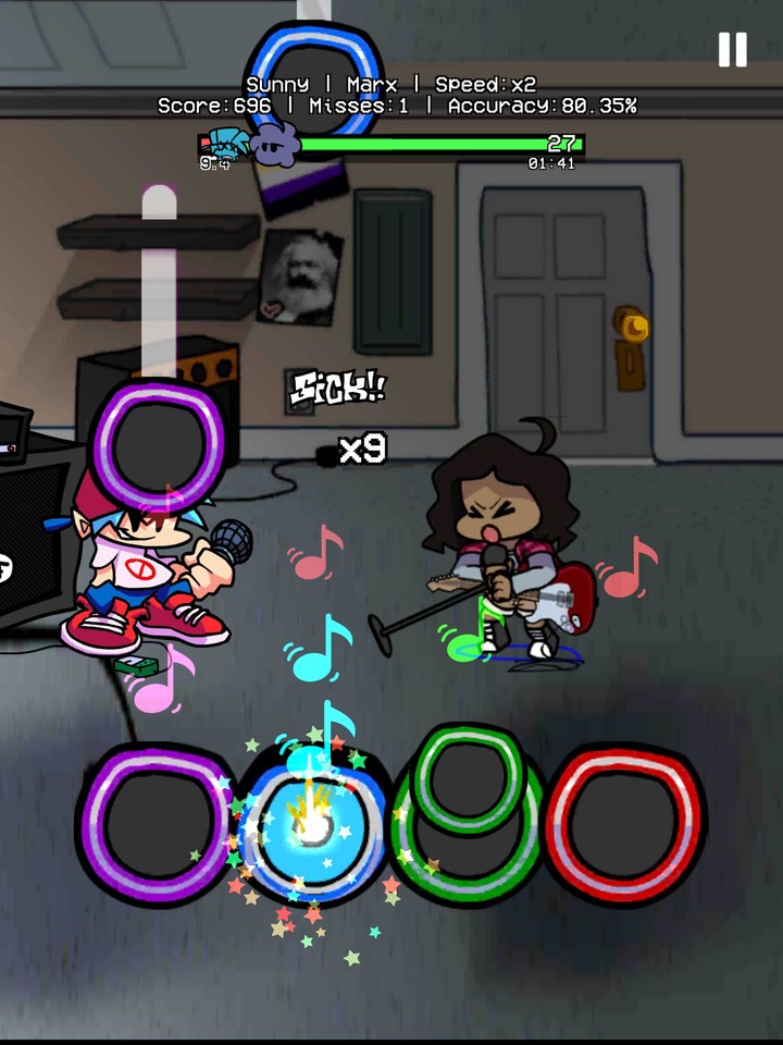 FNF Sunday Mod Guitar Hero screenshot image 5_Popularmodapk.com