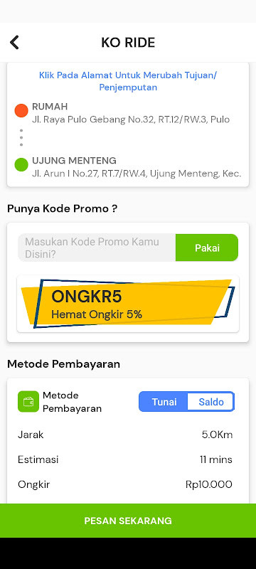 KO-JEK screenshot image 12_Popularmodapk.com