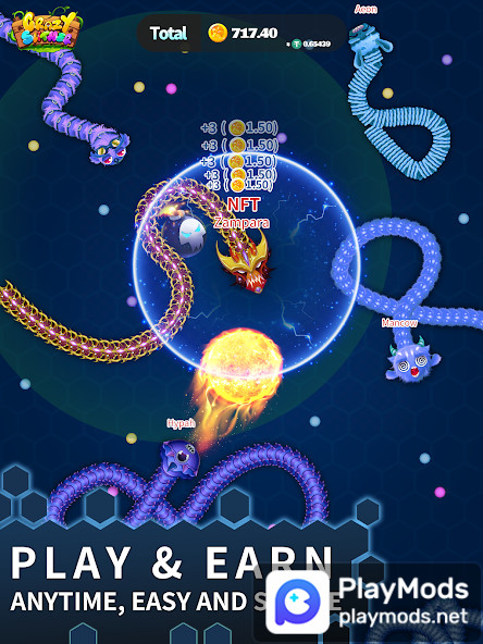 Crazy Slither<span>(Speed change)</span> screenshot image 2_Popularmodapk.com