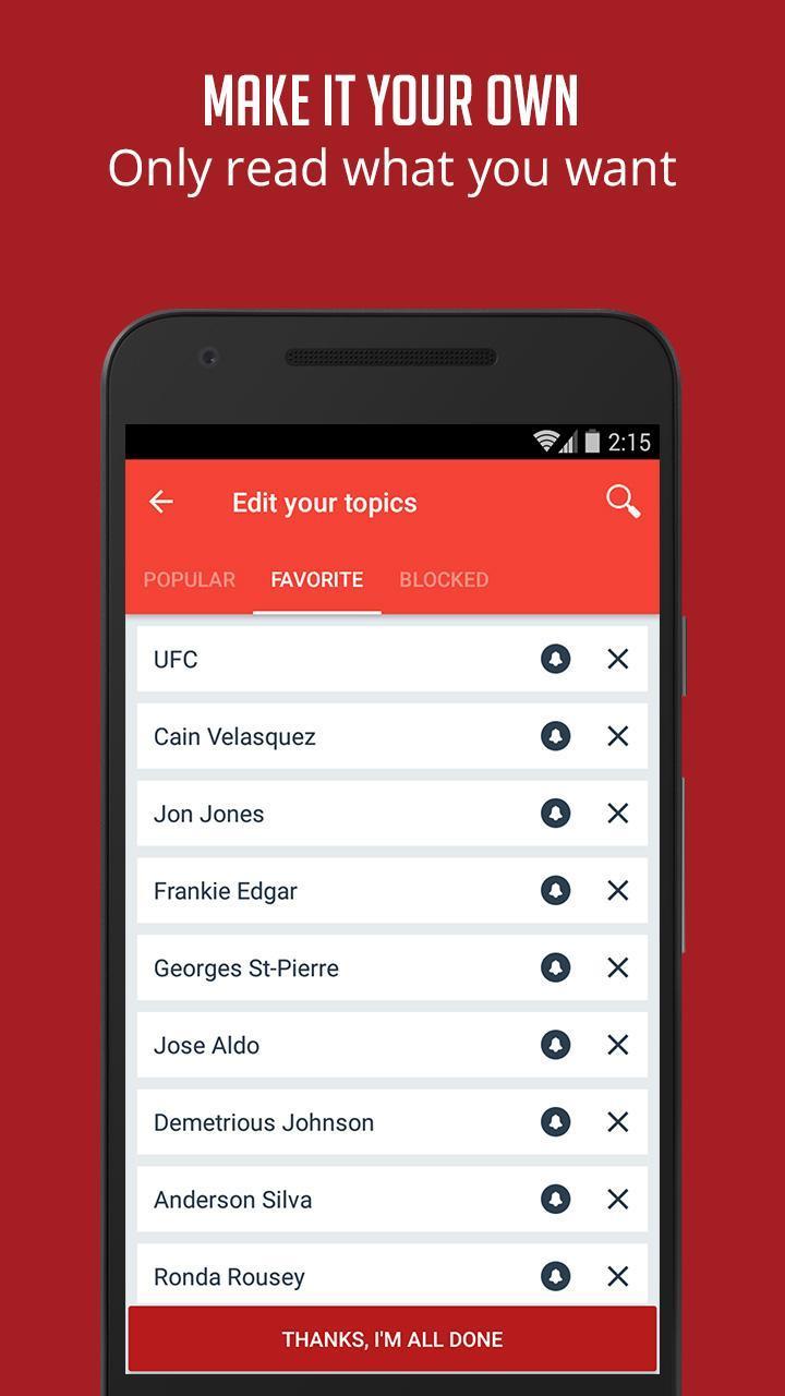 MMA Fighting News & Interviews screenshot image 6_Popularmodapk.com