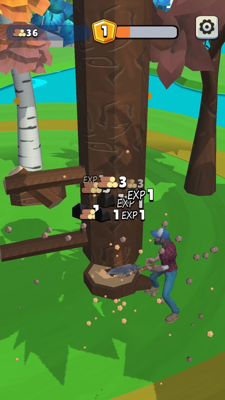 Wood Cut Master:Tree Cutting screenshot image 5_Popularmodapk.com