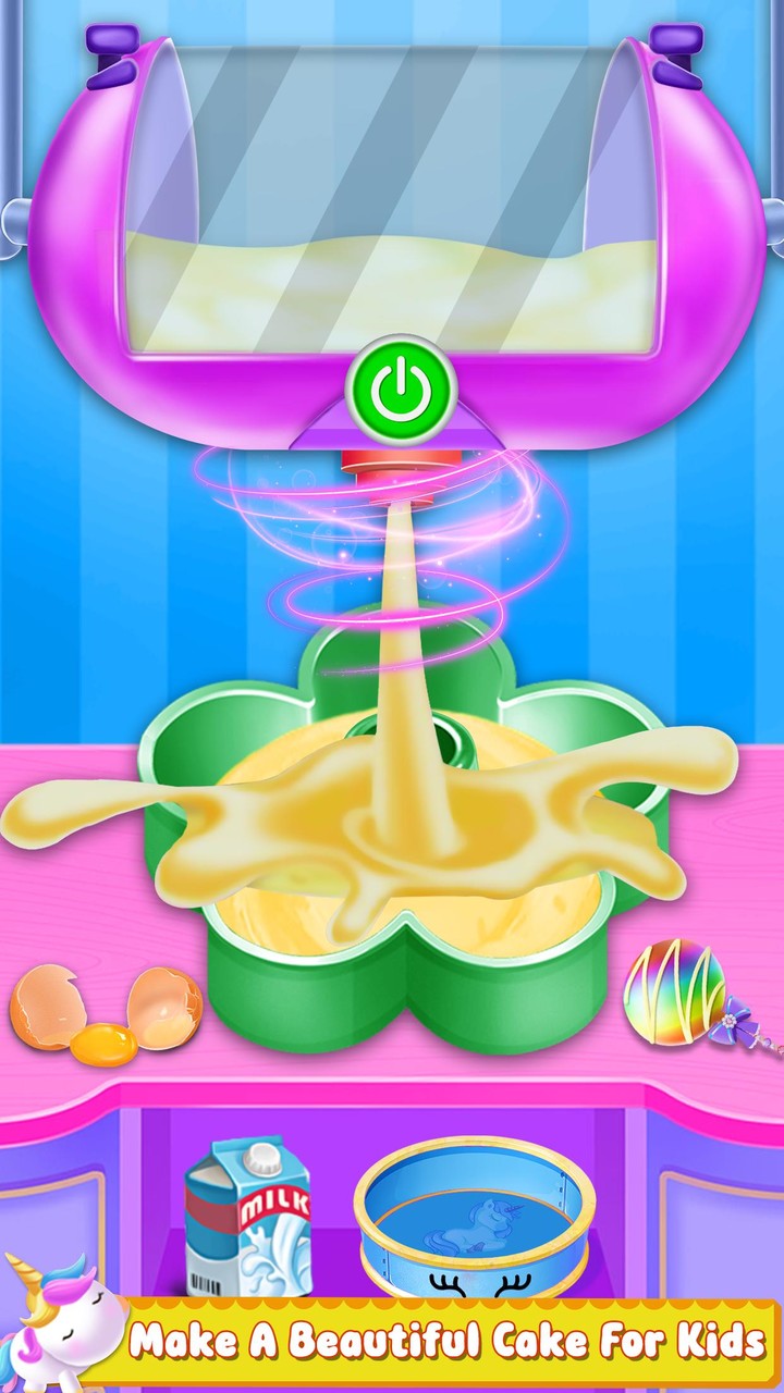 Unicorn Cake Maker-Bakery Game screenshot image 4_Popularmodapk.com
