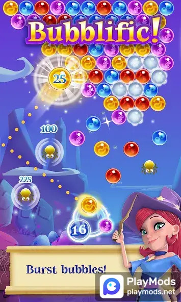 Bubble Witch 2 Saga<span>(speed change)</span> screenshot image 1_Popularmodapk.com