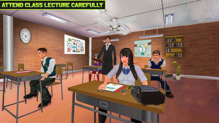 Virtual High School Life Sim screenshot image 2_Popularmodapk.com
