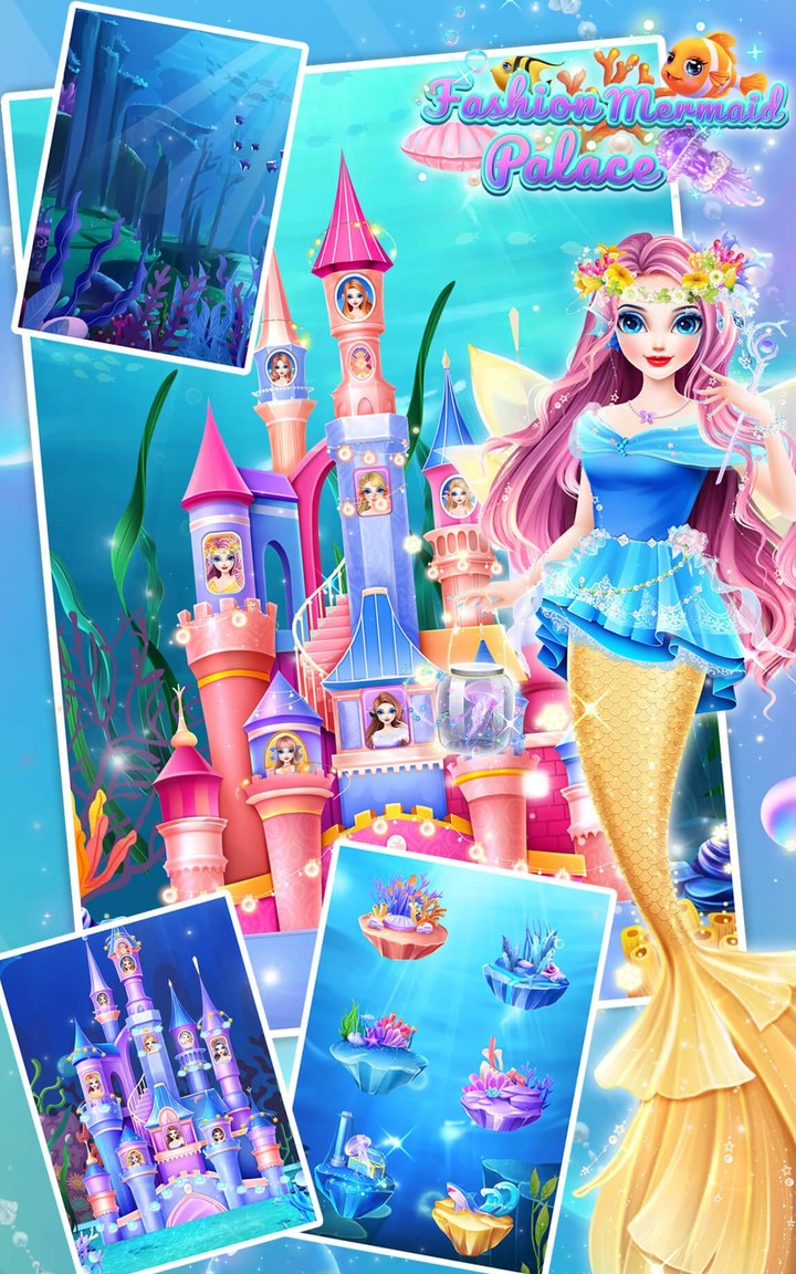 Fashion mermaid Palace screenshot image 1_Popularmodapk.com