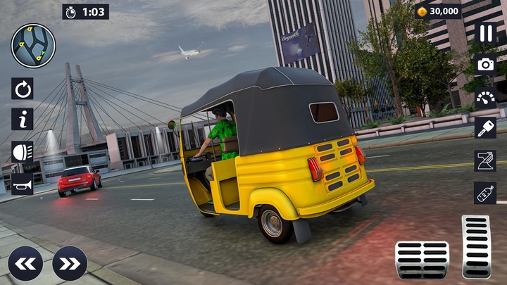 City Rickshaw Simulator Games screenshot image 4_Popularmodapk.com