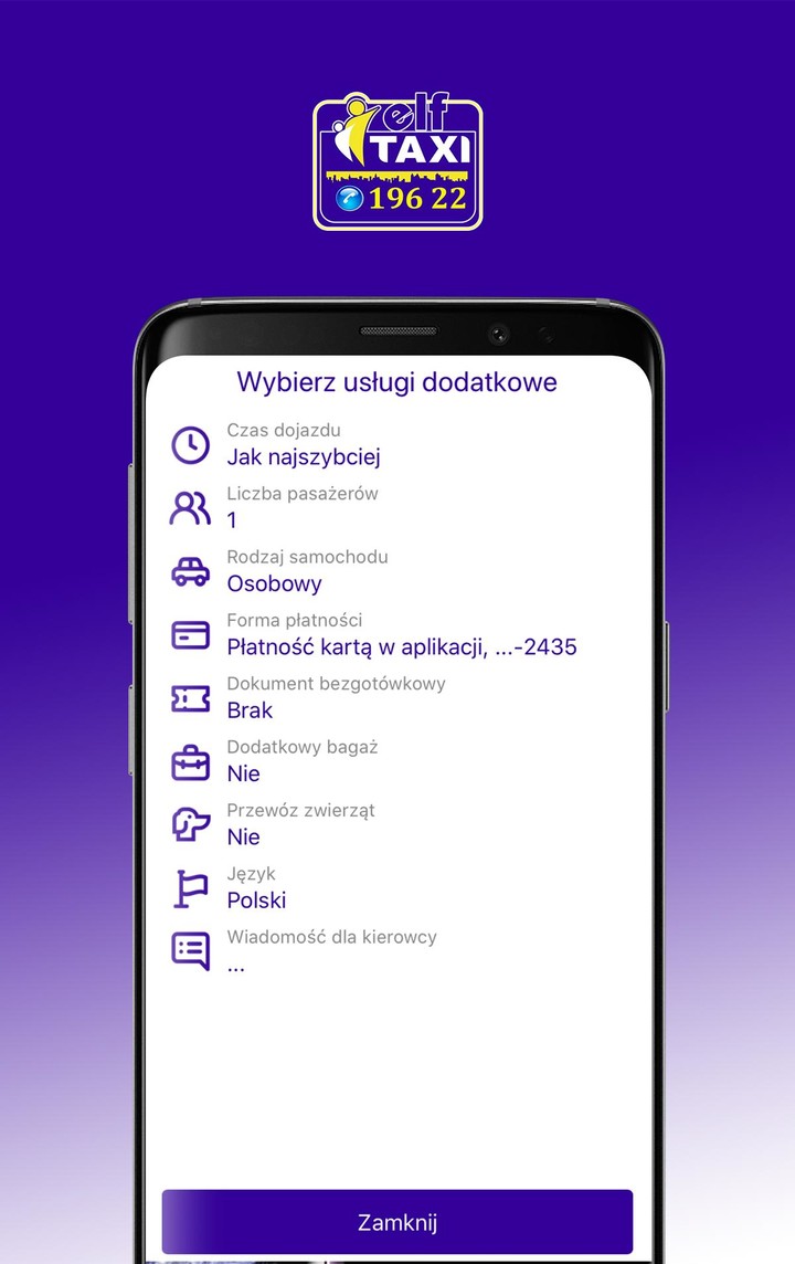 Elf Taxi Olsztyn screenshot image 9_Popularmodapk.com