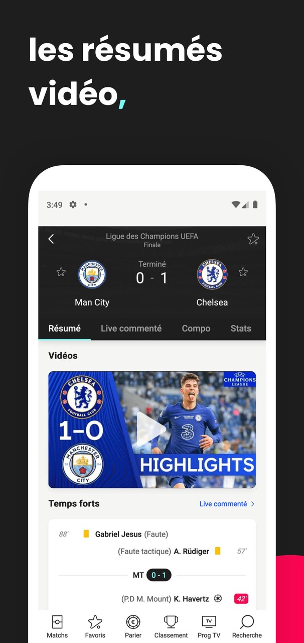 Foot Direct - live score screenshot image 4_Popularmodapk.com