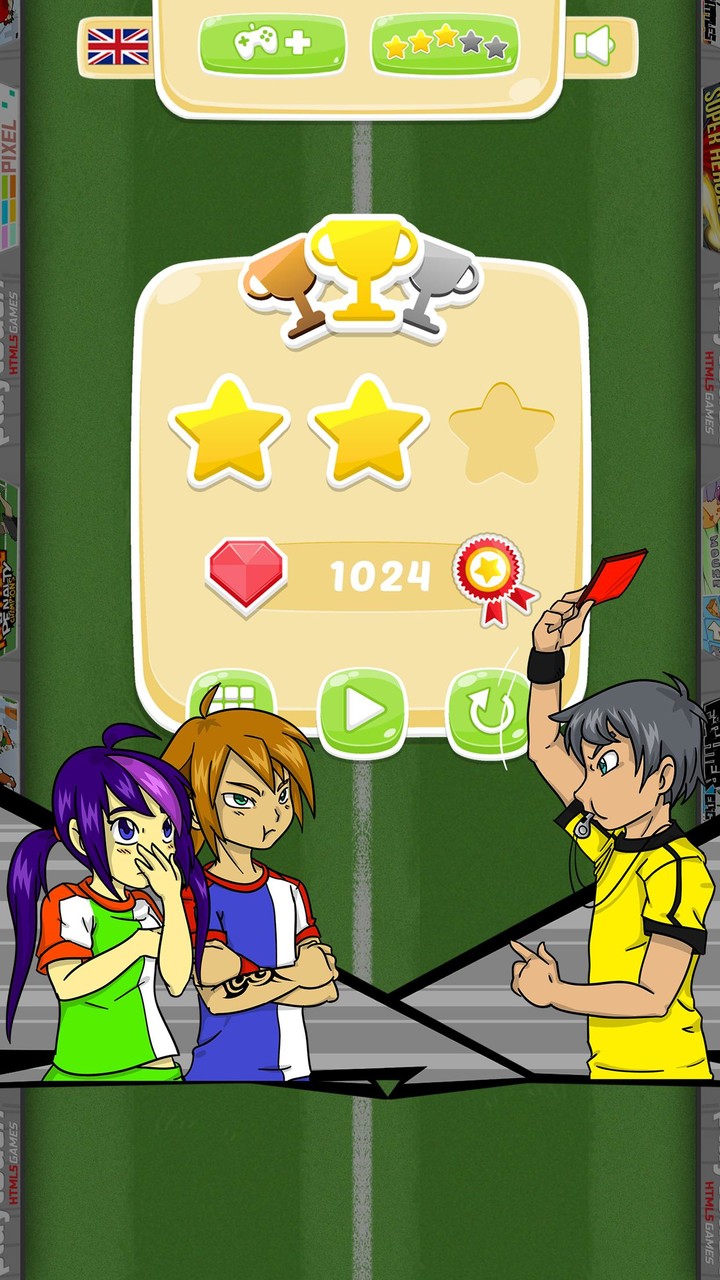 Yuki and Rina Football screenshot image 4_Popularmodapk.com