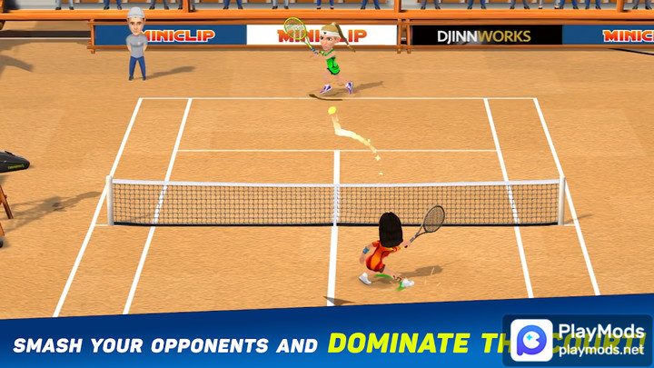 Mini Tennis: Perfect Smash<span>(Mod Menu)</span> screenshot image 2_Popularmodapk.com