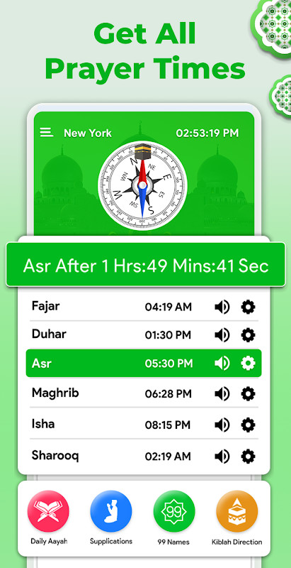 Prayer Times : Salah & Quran screenshot image 3_Popularmodapk.com
