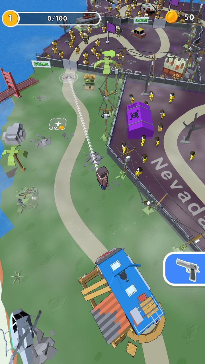 Survive In States: Z Defense screenshot image 1_Popularmodapk.com