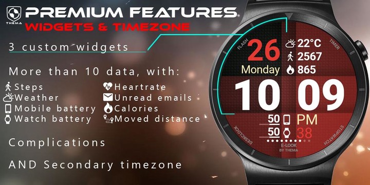 E-Look Watch Face screenshot image 6_Popularmodapk.com