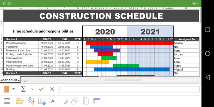 PlanMaker: Spreadsheets screenshot image 8_Popularmodapk.com