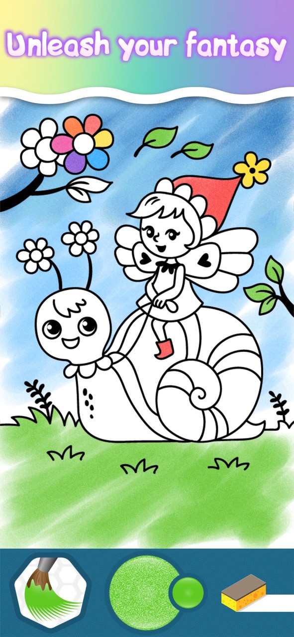 Princess coloring book pages screenshot image 5_Popularmodapk.com