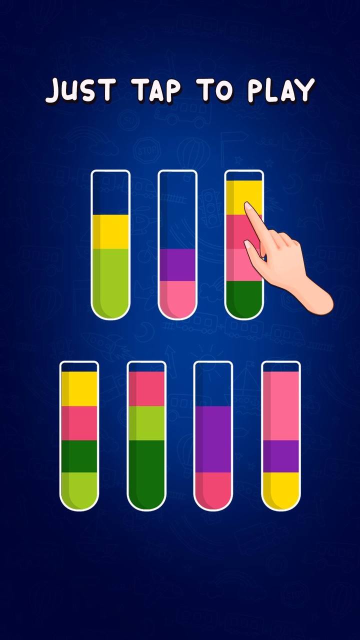 Water Sorting: Color Games screenshot image 1_Popularmodapk.com