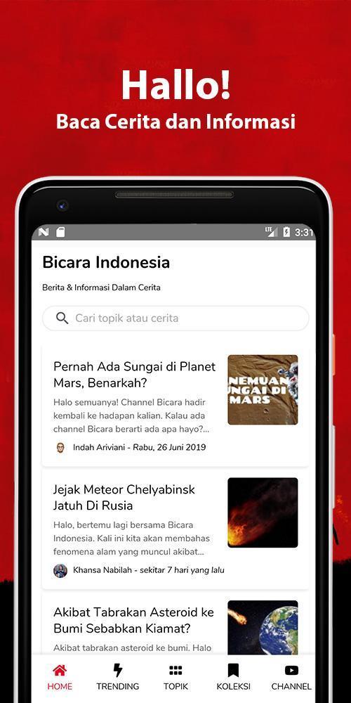Bicara Indonesia screenshot image 1_Popularmodapk.com
