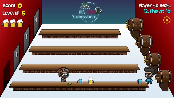 Root Beer Tapper screenshot image 1_Popularmodapk.com