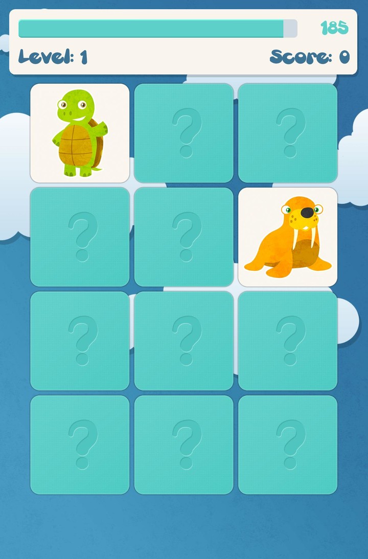 Animals memory games for kids screenshot image 5_Popularmodapk.com