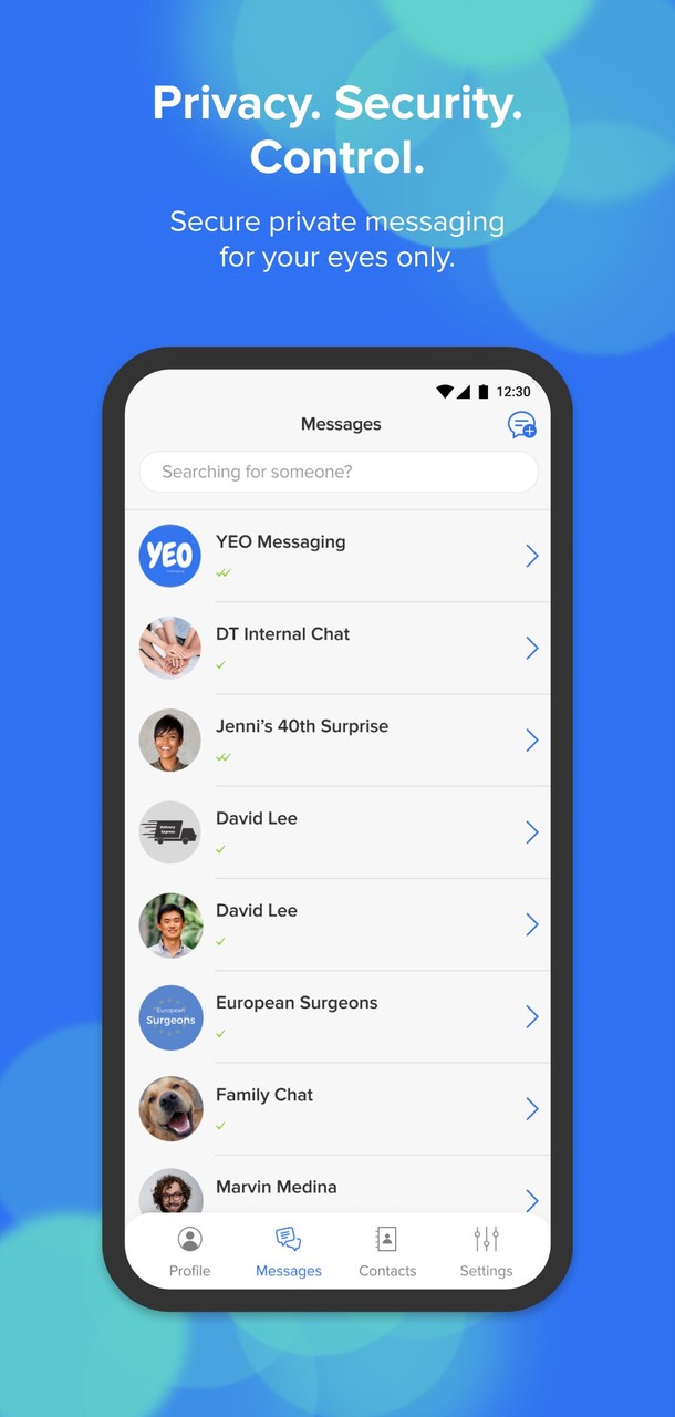 YEO Messaging screenshot image 1_Popularmodapk.com