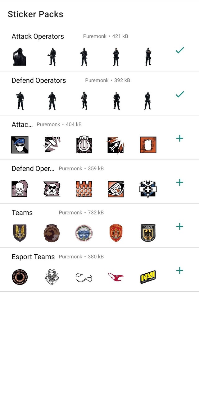 R6S Stickers for Whatsapp screenshot image 1_Popularmodapk.com