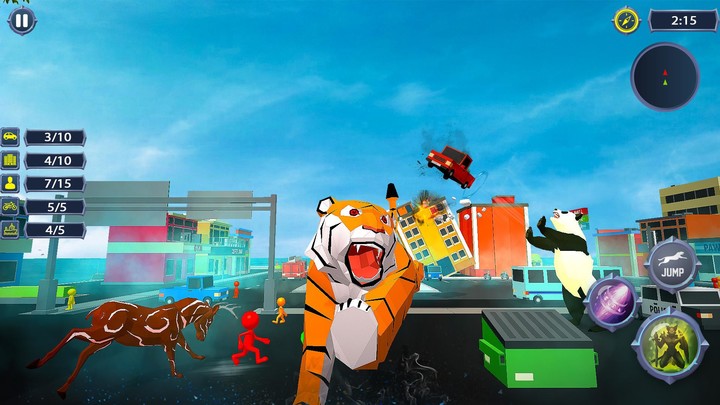 Tiger Rampage: 3D Tiger Games screenshot image 2_Popularmodapk.com