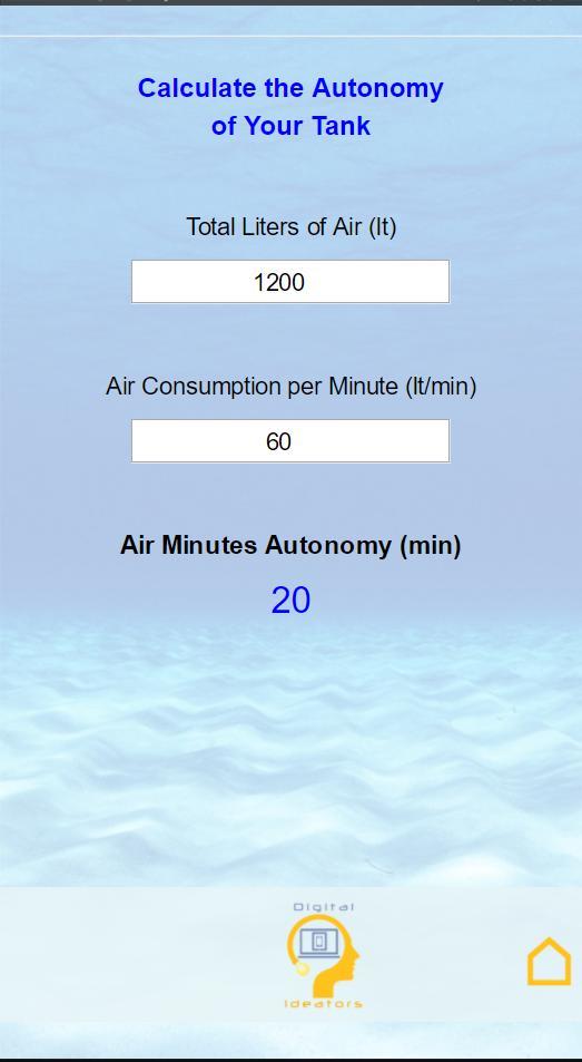Oxygen Cylinder Autonomy for Diving and First Aid screenshot image 12_Popularmodapk.com