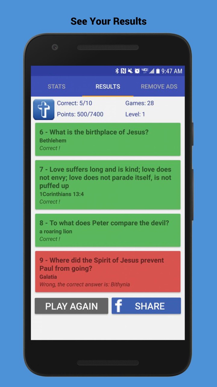 Bible Trivia screenshot image 4_Popularmodapk.com