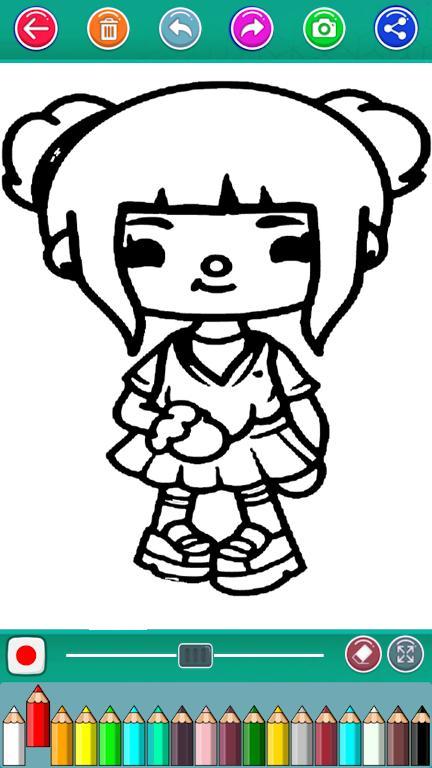 Toca Boca Coloring Game screenshot image 4_Popularmodapk.com