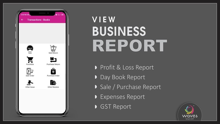 Waves ERP-Billing GST Account screenshot image 12_Popularmodapk.com