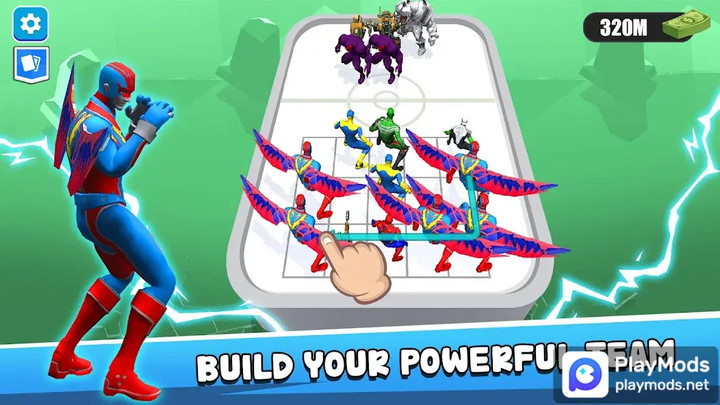 Merge Master: Superhero Fight<span>(God Mode)</span> screenshot image 2_Popularmodapk.com