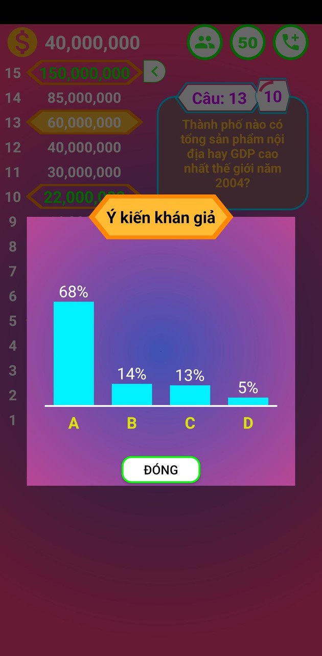 Ai Là Triệu Phú screenshot image 2_Popularmodapk.com