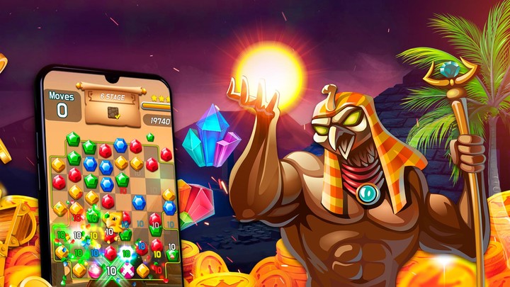 Jewel Crush: Match Gems Puzzle screenshot image 2_Popularmodapk.com