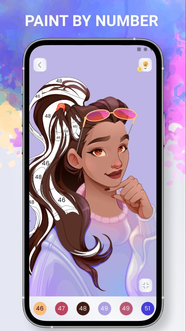 Paint by numbers - Color book screenshot image 2_Popularmodapk.com