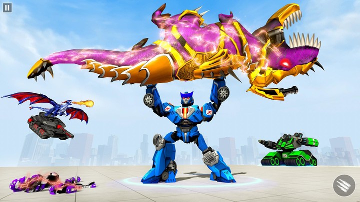 Dino Robot Car Game:Robot Game screenshot image 4_Popularmodapk.com